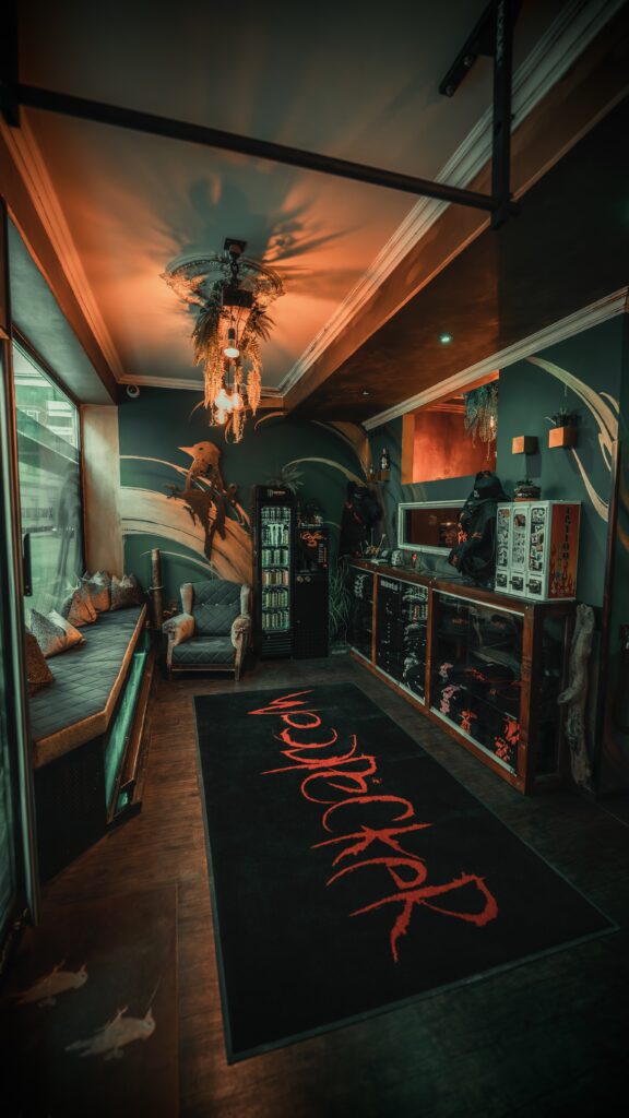 Estudio de tatuajes Woodpecker INKsbruck en Innsbruck, área de entrada