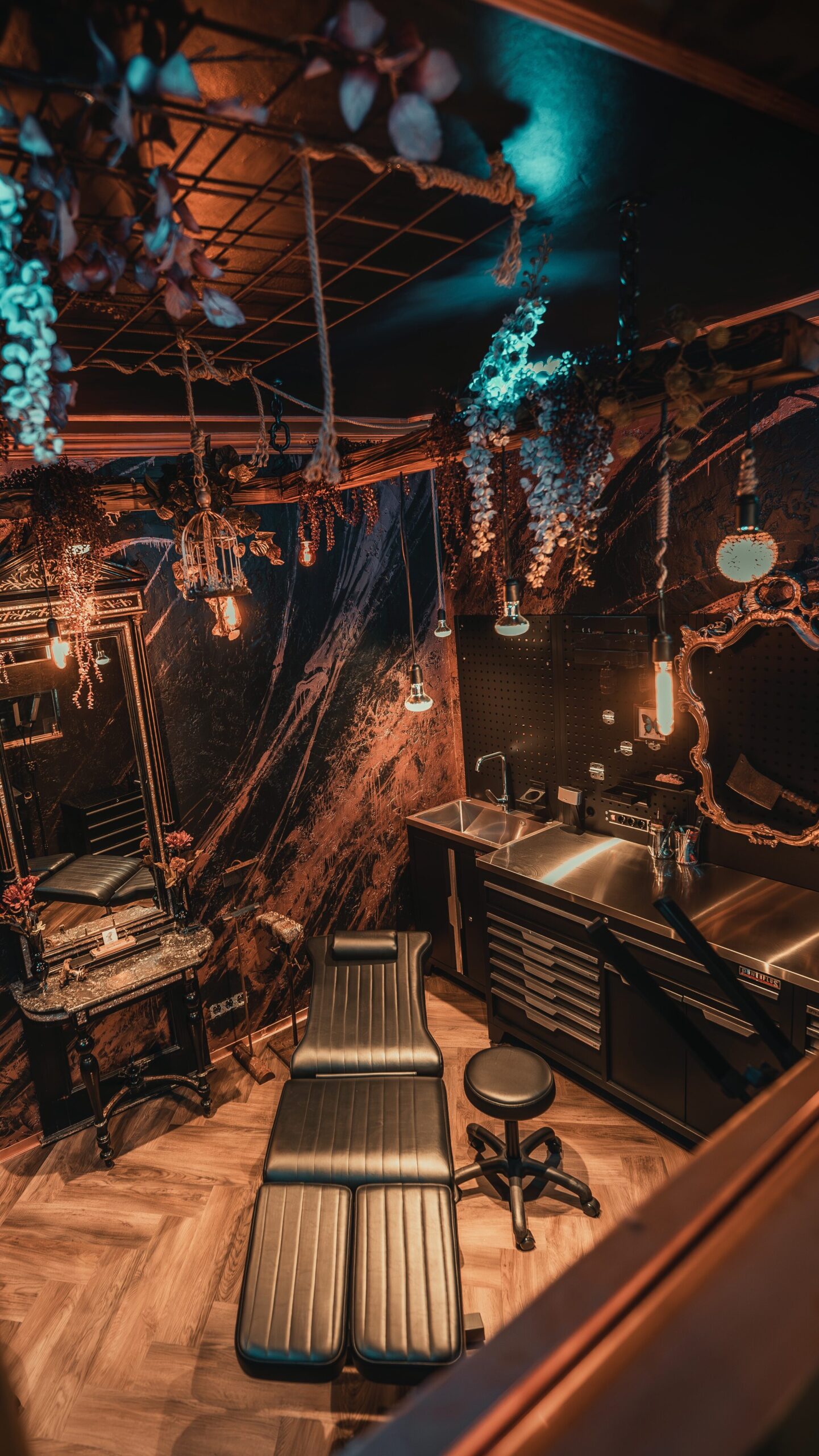 Estudio de tatuajes Woodpecker INKsbruck en Innsbruck, área de entrada