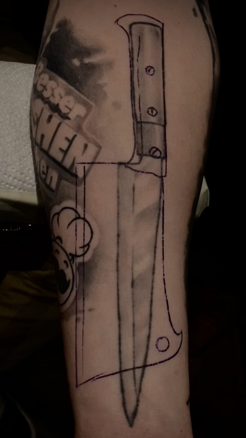 Cover Up Tattoo Innsbruck Vorher