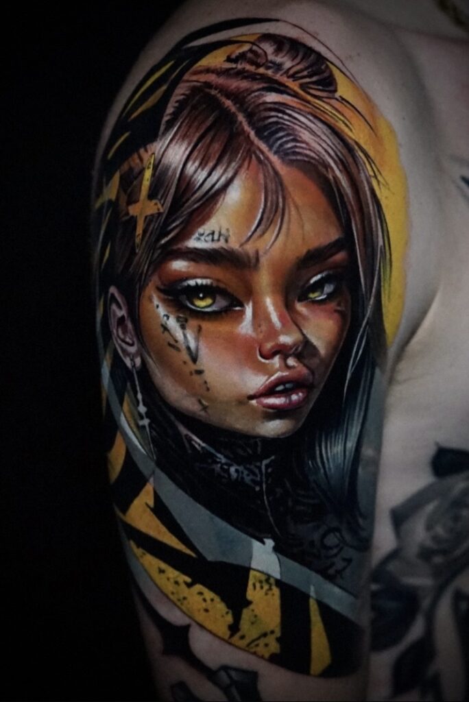 Tatuaje de color Innsbruck