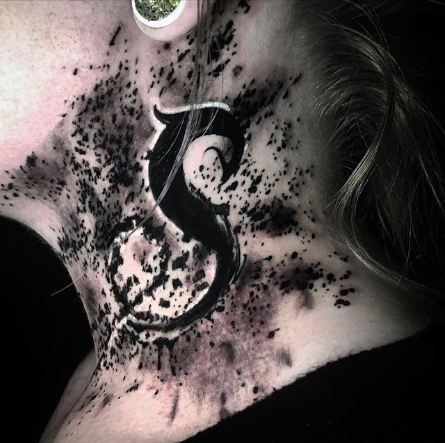 Splash Tattoo Schriftzug - Lettering