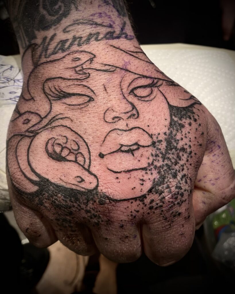 Splash Tattoo gestochen im Woodpecker INKsbruck in Innsbruck